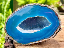 Load image into Gallery viewer, Large Sparkling A Grade Blue Agate Geode