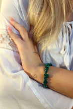 Load image into Gallery viewer, Natural Malachite Stretch Bracelet
