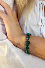 Load image into Gallery viewer, Natural Malachite Stretch Bracelet