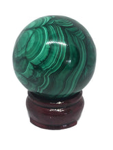 Load image into Gallery viewer, 6.1 CM A Grade Natural Malachite Sphere