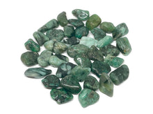 Load image into Gallery viewer, One (1) Medium 2-3 Cm Natural Emerald Tumbled Stone