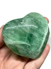 Load image into Gallery viewer, Green Fluorite Crystal Heart