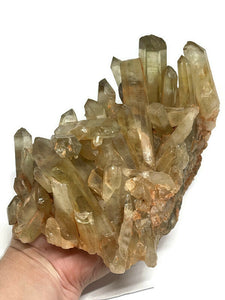 Huge 20 Cm Brazilian Citrine Crystal Cluster