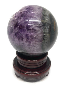 Amazing AAA 10.9 Cm Amethyst Geode Crystal Sphere