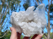 Load image into Gallery viewer, Large Brazilian Clear Quartz Crystal Cluster