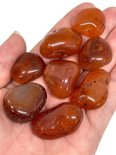 Load image into Gallery viewer, One (1) Medium Carnelian Tumbled Stone
