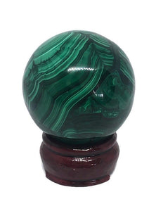6.1 CM A Grade Natural Malachite Sphere