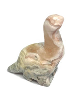 Load image into Gallery viewer, Pink Mexican Crazy Lace Agate Carved Crystal Dinosaur