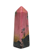 Load image into Gallery viewer, Beautiful Pink and Orange Sunset Rhodonite Point