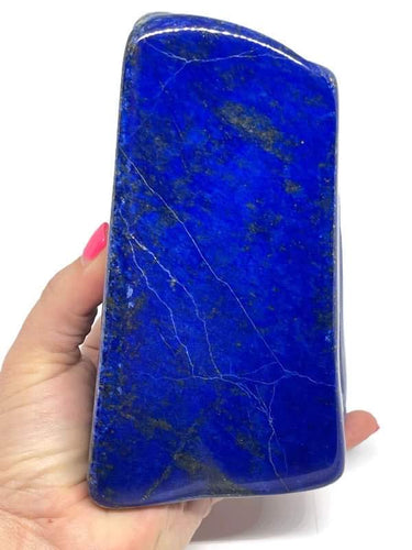 Large A Grade Deep Blue Lapis Lazuli Polished Freeform