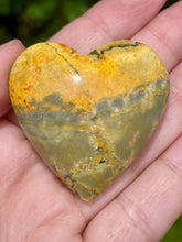 Load image into Gallery viewer, Indonesian Bumblebee Jasper Puffy Heart #10