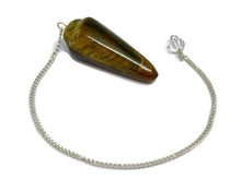Load image into Gallery viewer, Golden Tiger Eye Divination Pendulum